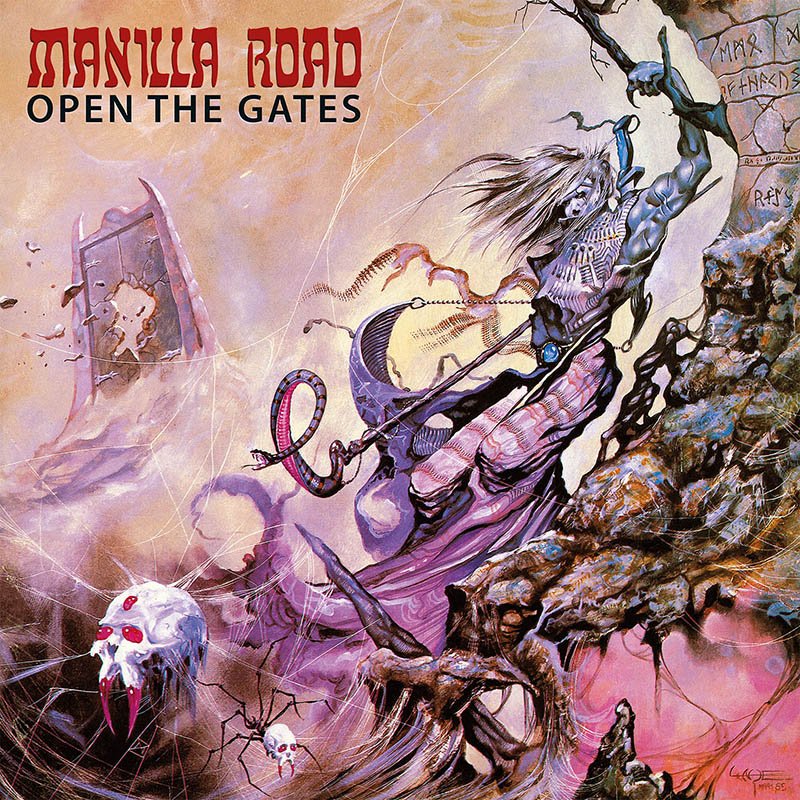 MANILLA ROAD Open the Gates LP BLACK (SEALED)