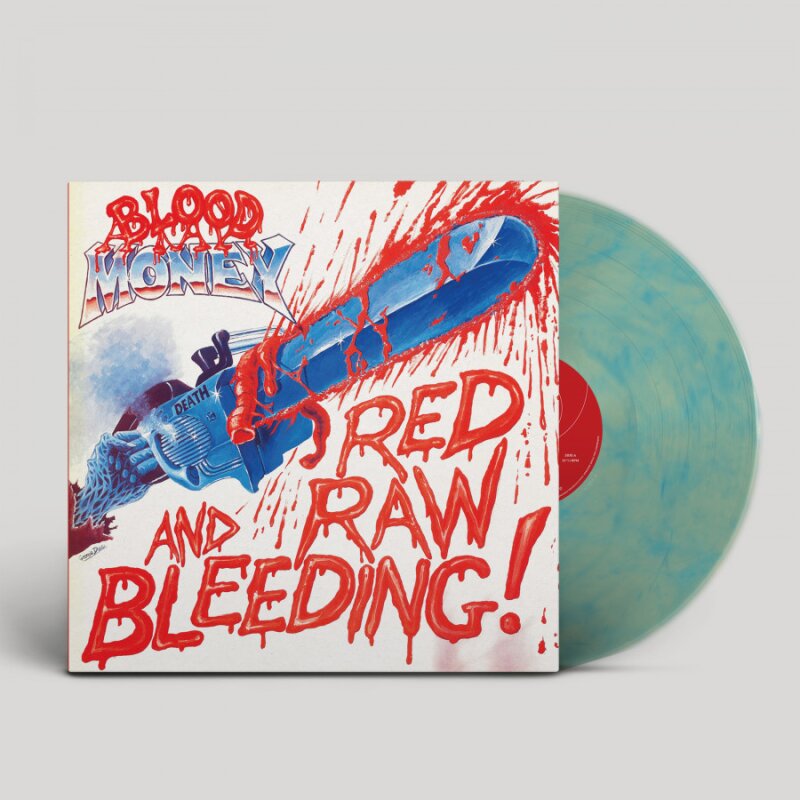 BLOOD MONEY Red Raw and Bleeding LP MARBELD (SEALED)