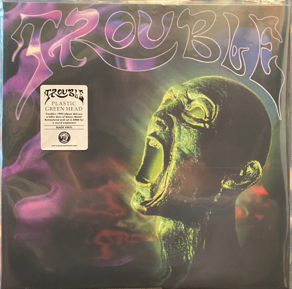 TROUBLE Plastic Green Head LP BLACK (NEW-MINT)