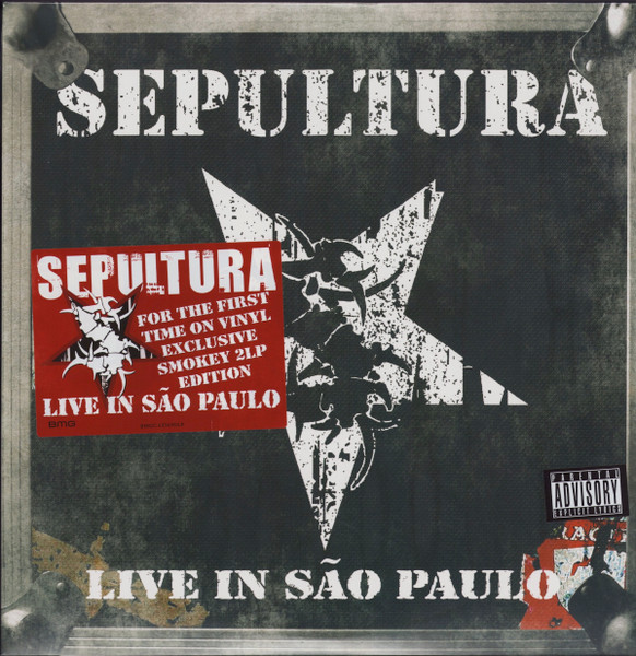 SEPULTURA Live in Sao Paulo 2LP (SEALED) SMOKEY VINYL