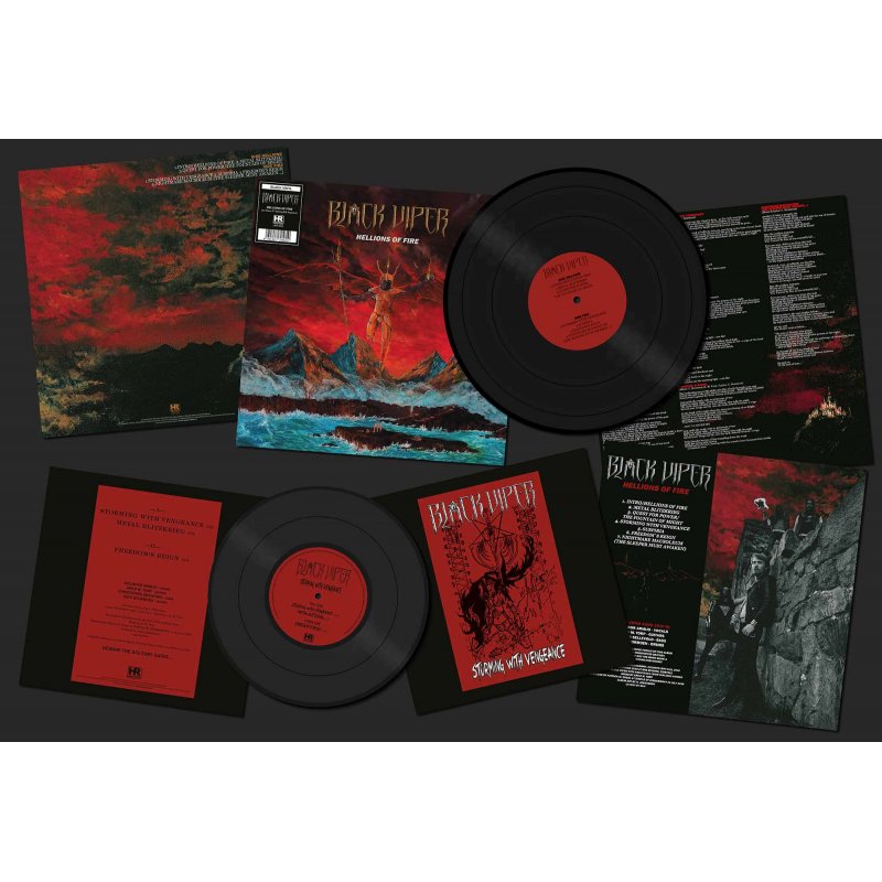 BLACK VIPER Hellions of Fire LP+10" BLACK (SEALED)