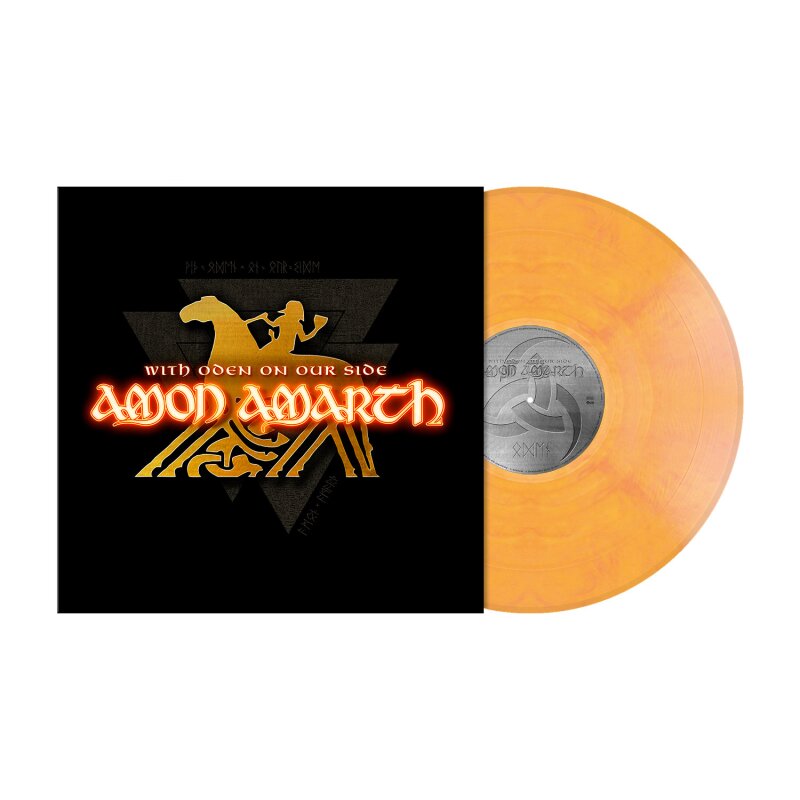 AMON AMARTH With Oden on Our Side LP FIREFLY GLOW MARBLED (SEALE