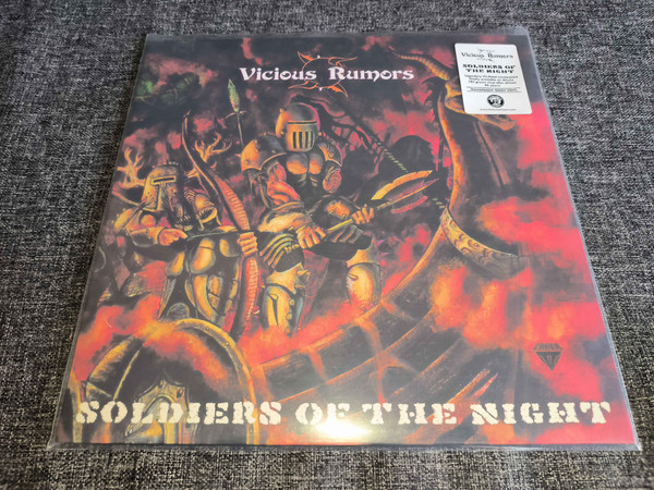 VICIOUS RUMORS Soldiers of the Night LP GREEN (NEW-MINT)