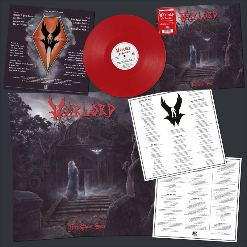 WARLORD Free Spirit Soar LP RED (SEALED)