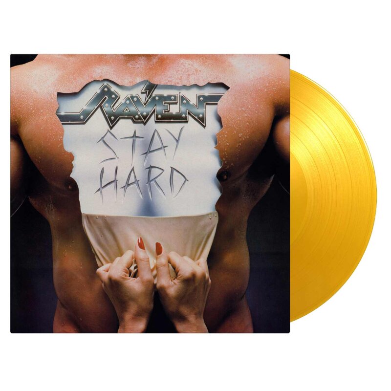 RAVEN Stay Hard LP YELLOW (SEALED) MUSIC ON VINYL