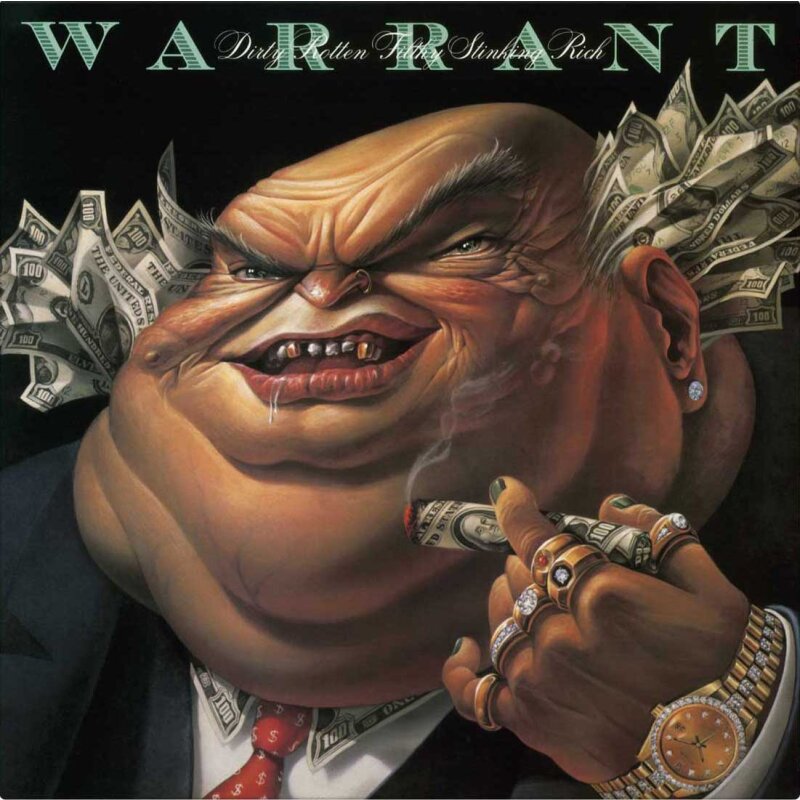WARRANT Dirty Rotten Filthy Stinking Rich LP BLACK (SEALED)