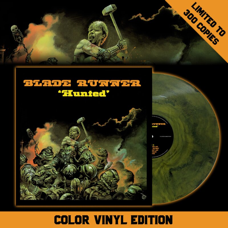 BLADE RUNNER Hunted LP GREEN MARBLED (SEALED) LTD.300