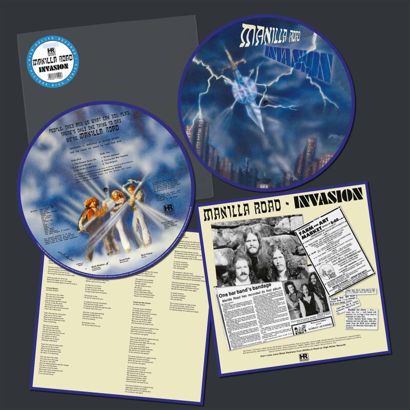 MANILLA ROAD Invasion PICTURE LP (NEW-MINT)