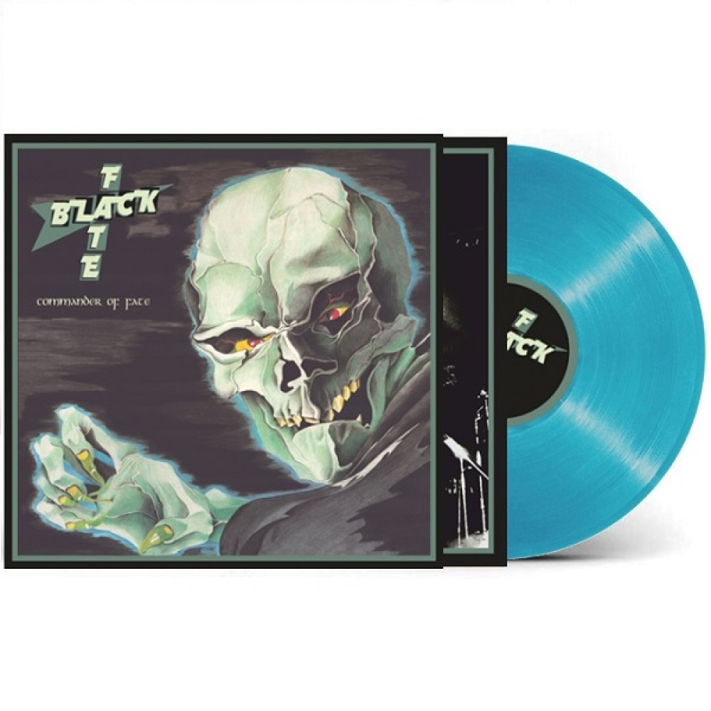 BLACK FATE Commander of Fate LP ICE BLUE (NEW-MINT) CULT 80's ME
