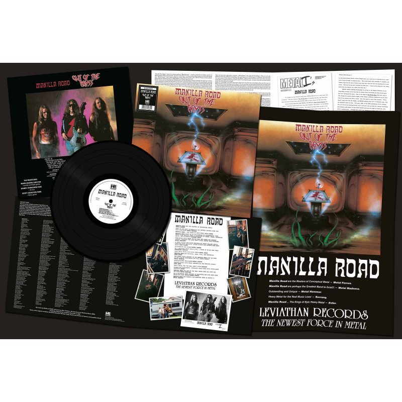 MANILLA ROAD Out of the Abyss LP BLACK (SEALED)