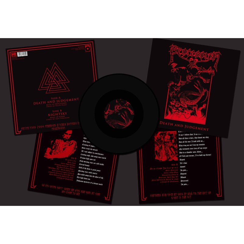PROCESSION Death and Judgement 12" BLACK (SEALED)