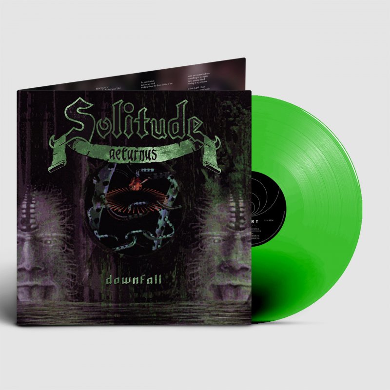 SOLITUDE AETURNUS Downfall LP Limited green vinyl, gatefold slee