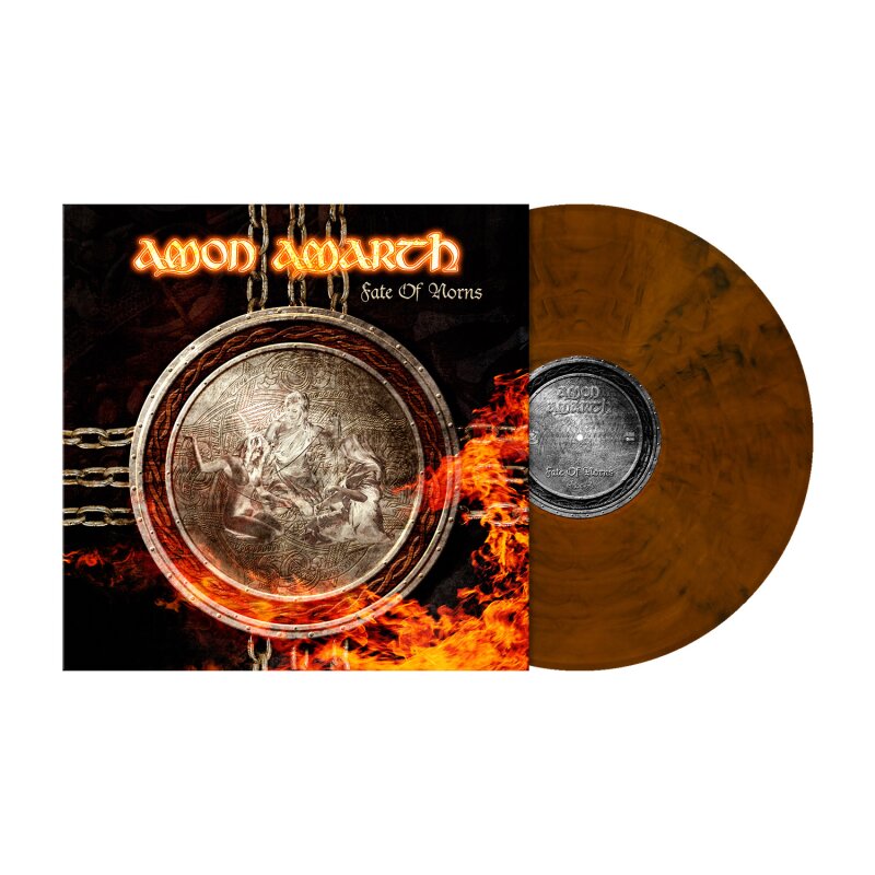 AMON AMARTH Fate of Norns LP OCHRE BROWN MARBLED (SEALED)