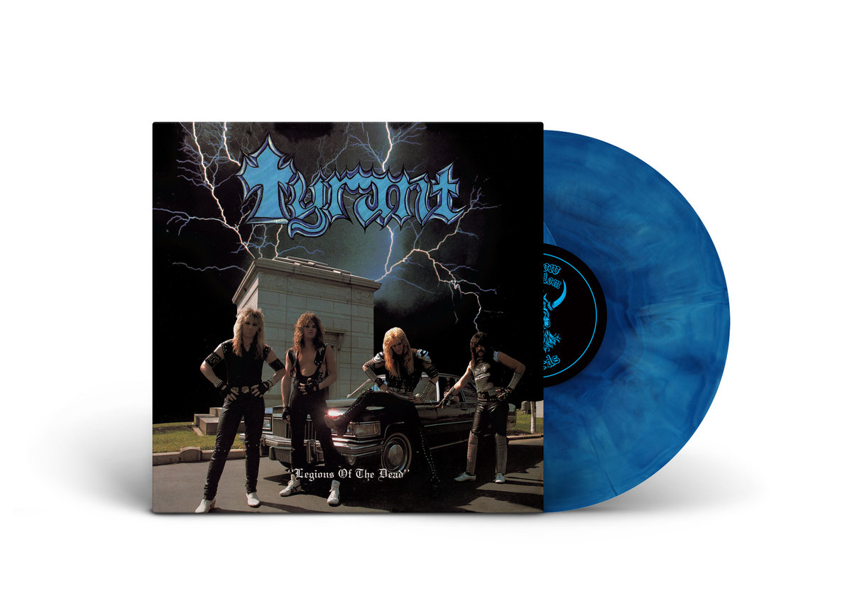 TYRANT Legions of the dead LP GATEFOLD Dead Blue Night Colored V