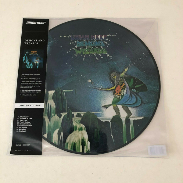 URIAH HEEP Demons And Wizards PICTURE DISC LP (NEW) + OBI