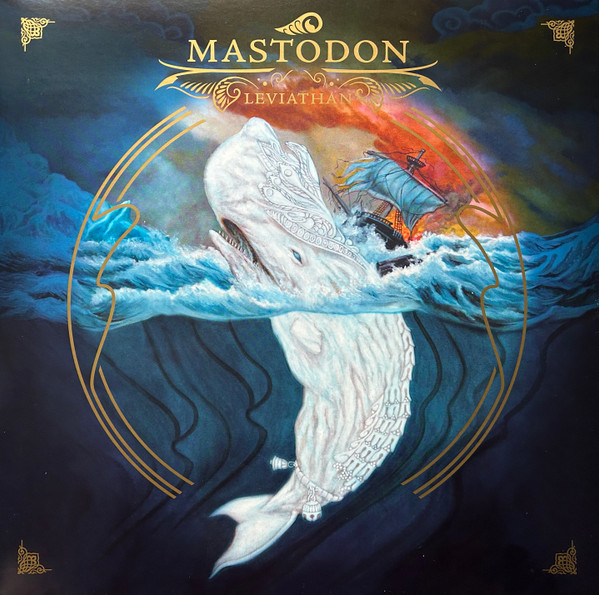 MASTODON Leviathan BLUE VINYL LP GATEFOLD (NEW-MINT)