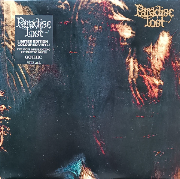 PARADISE LOST Gothic LP RED VINYL GATEFOLD ORG 1ST PRESS 1991 PE