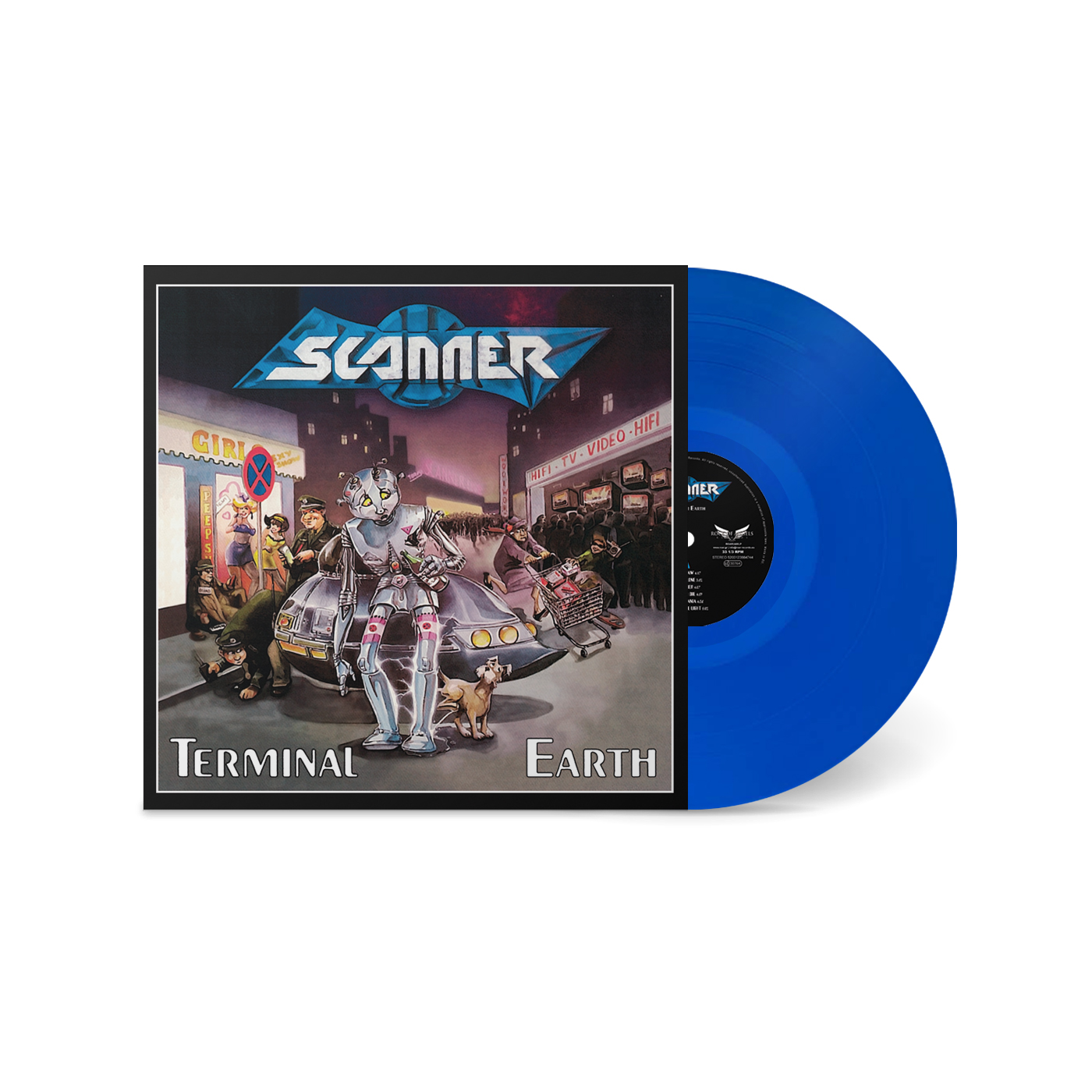SCANNER Terminal Earth (Blue Transparent LP) SEALED