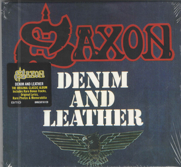 SAXON Denim and Leather MEDIABOOK CD (SEALED)