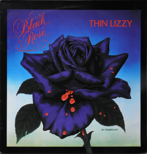 THIN LIZZY Black Rose LP ORG 1979 polygram