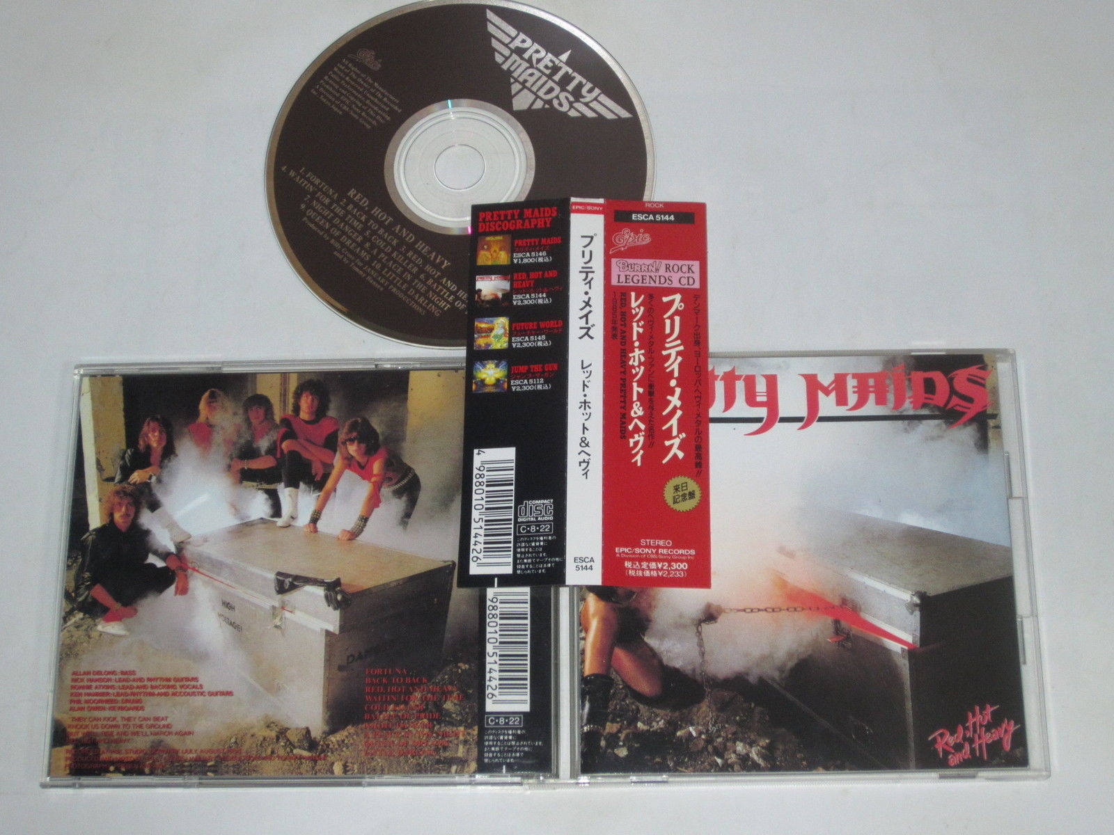 PRETTY MAIDS Red hot and heavy CD JAPAN PRESS + OBI