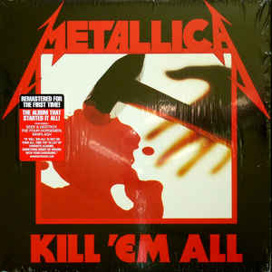 METALLICA Kill Em All LP (BLACK VINYL - SEALED)