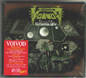 VOIVOD Killing Technology 2CD+DVD (Digipak) SEALED